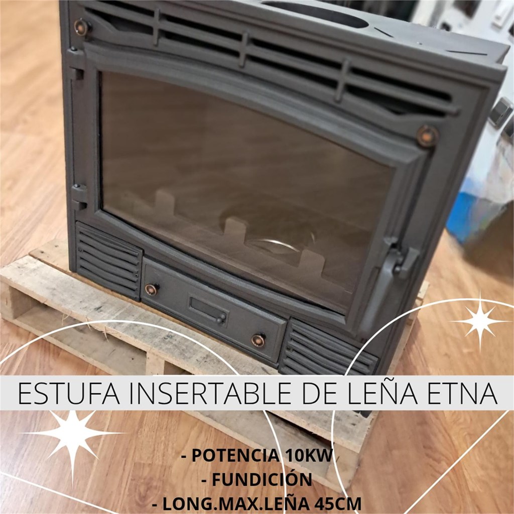 Foto 2 ESTUFA INSERTABLE DE LEÑA ETNA